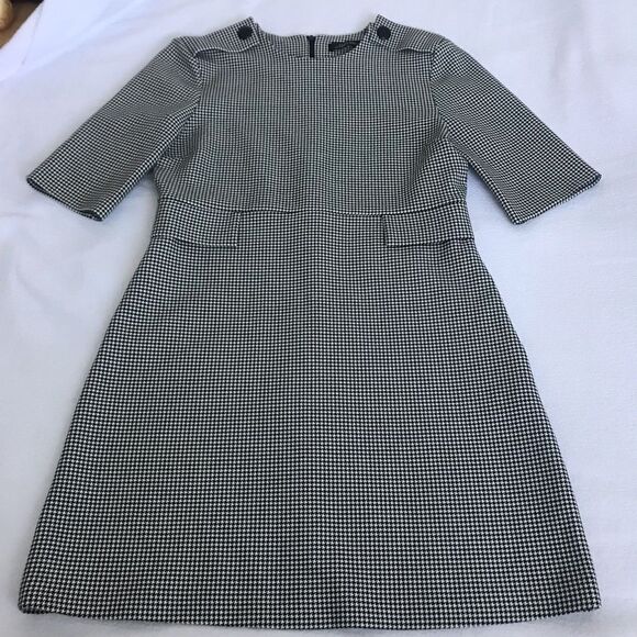 Zara Woman Dress Size Medium Black White - Picture 2 of 16